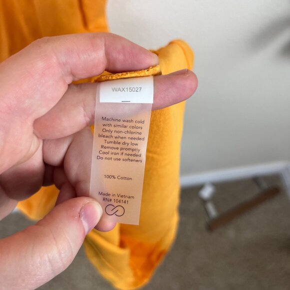 Calia Extended Shoulder Midi Dress Glowing Umber NWT Women’s Size XS - Picture 9 of 9